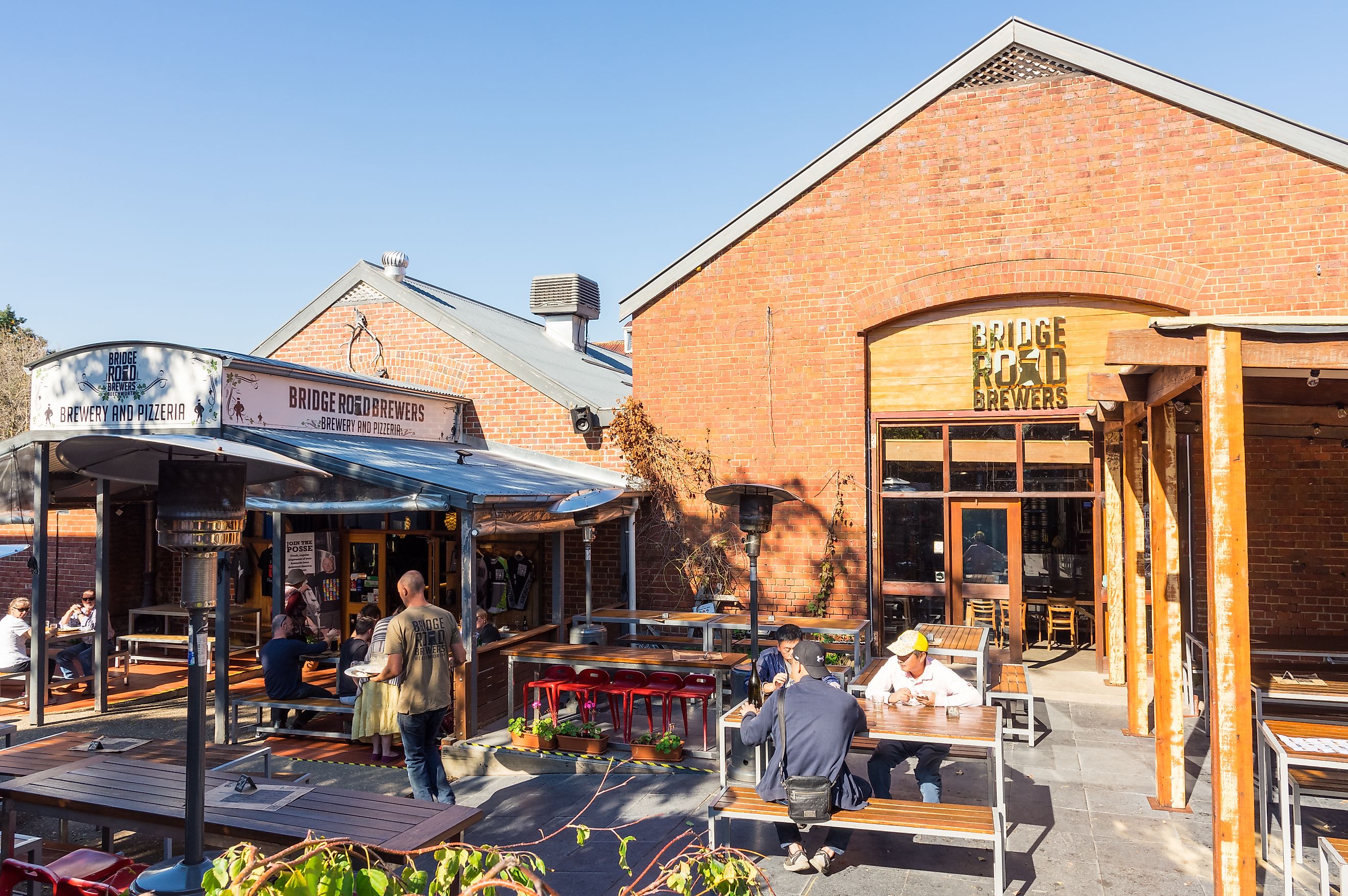 Beechworth, Victoria: Bridge Road Brewers is a craft brewery in the north eastern Victorian town of Beechworth, via Nils Versemann / Shutterstock.com