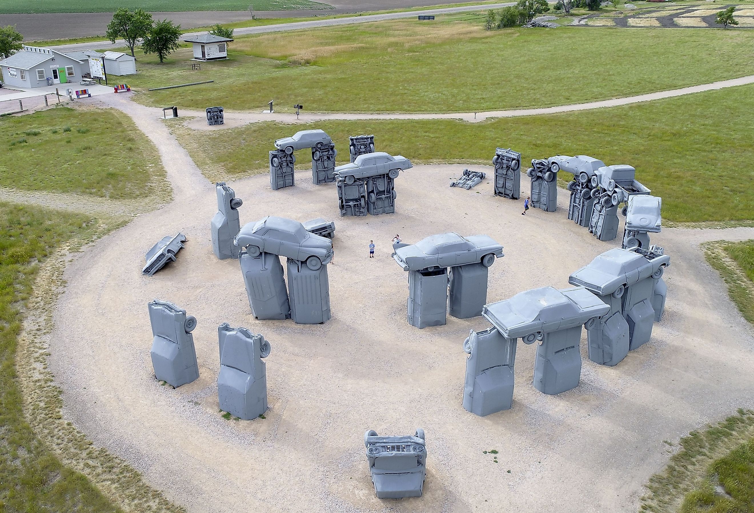 Carhenge, Alliance, Nebraska. Image credit marekuliasz via Shutterstock