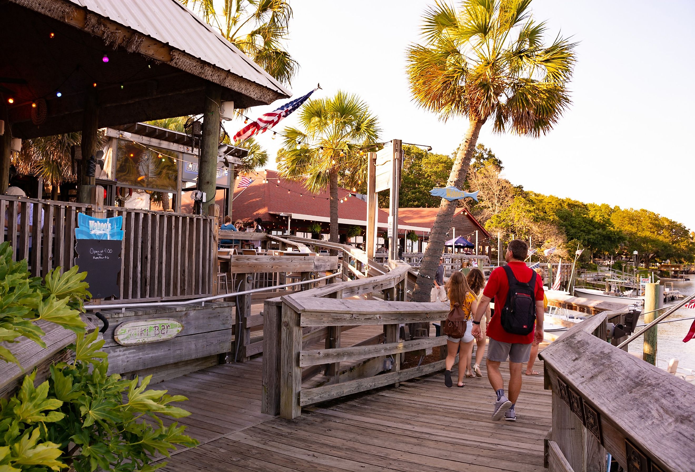 MarshWalk in Murrells Inlet, South Carolina. Image credit Margaret.Wiktor via Shutterstock