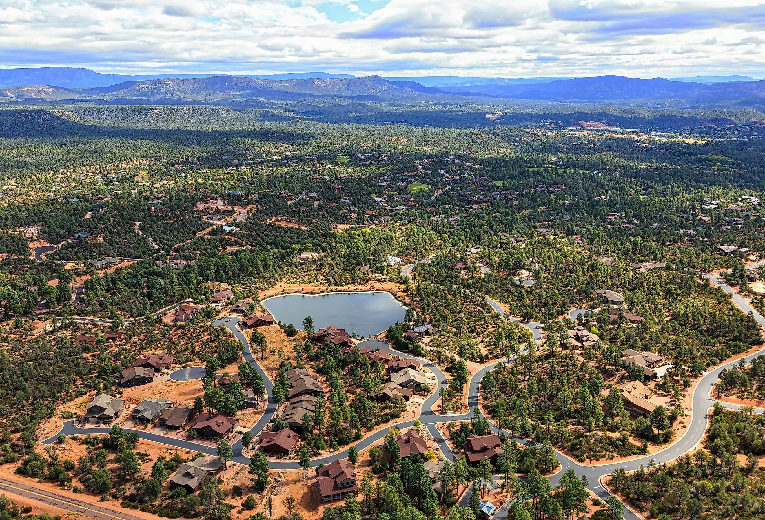 Mogollon Rim from Payson, Arizona