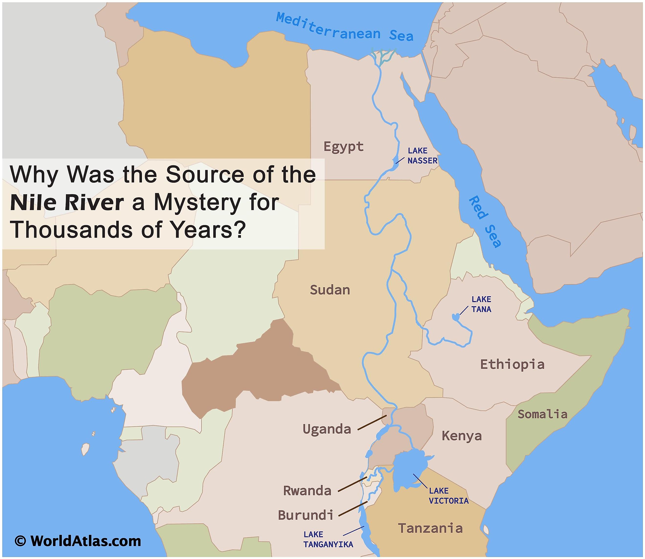 Why The Source Of The Nile River Was A Mystery For Thousands Of Years 