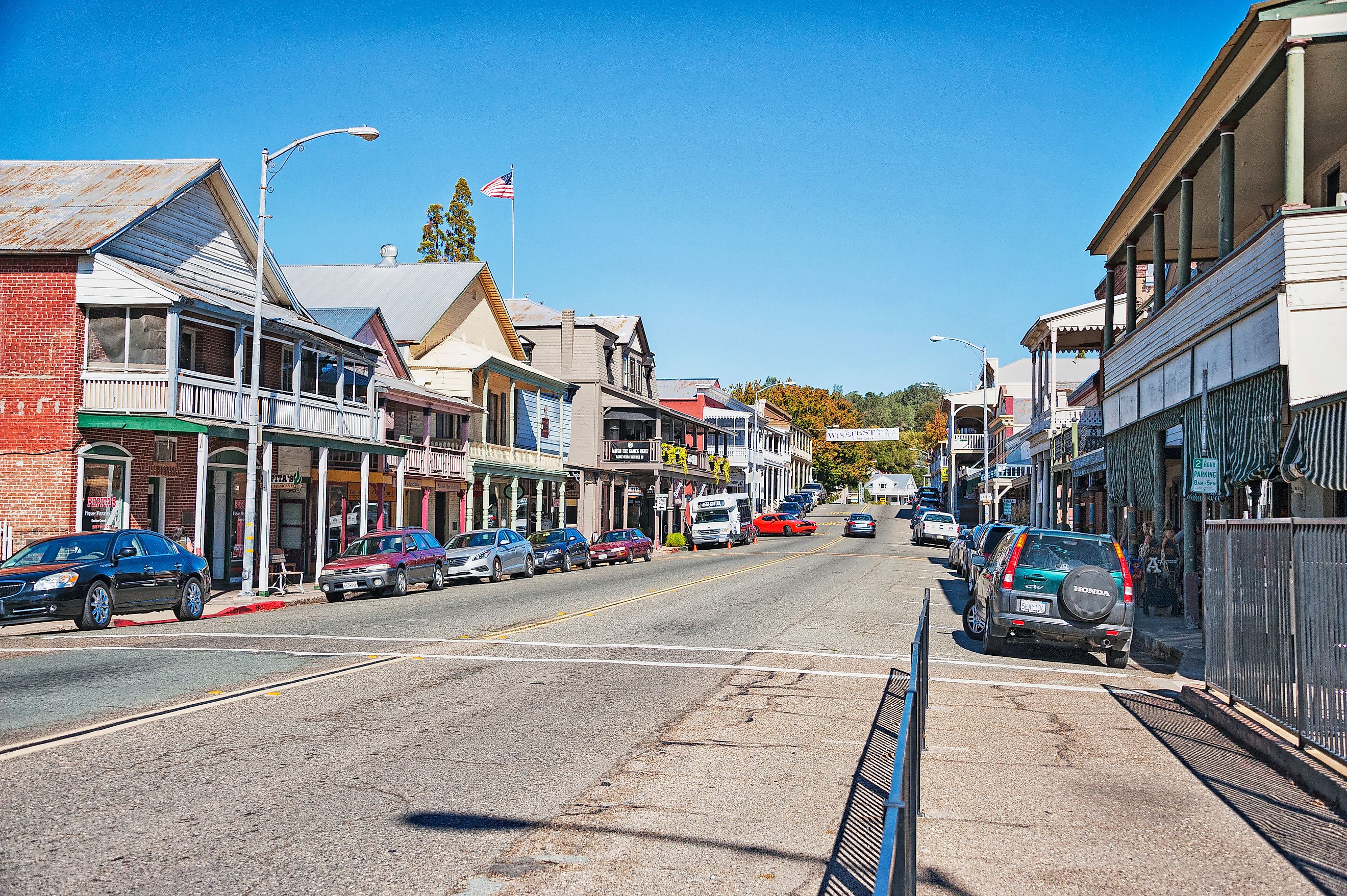 main street in sutter creek, california, via moor17 / iStock.com