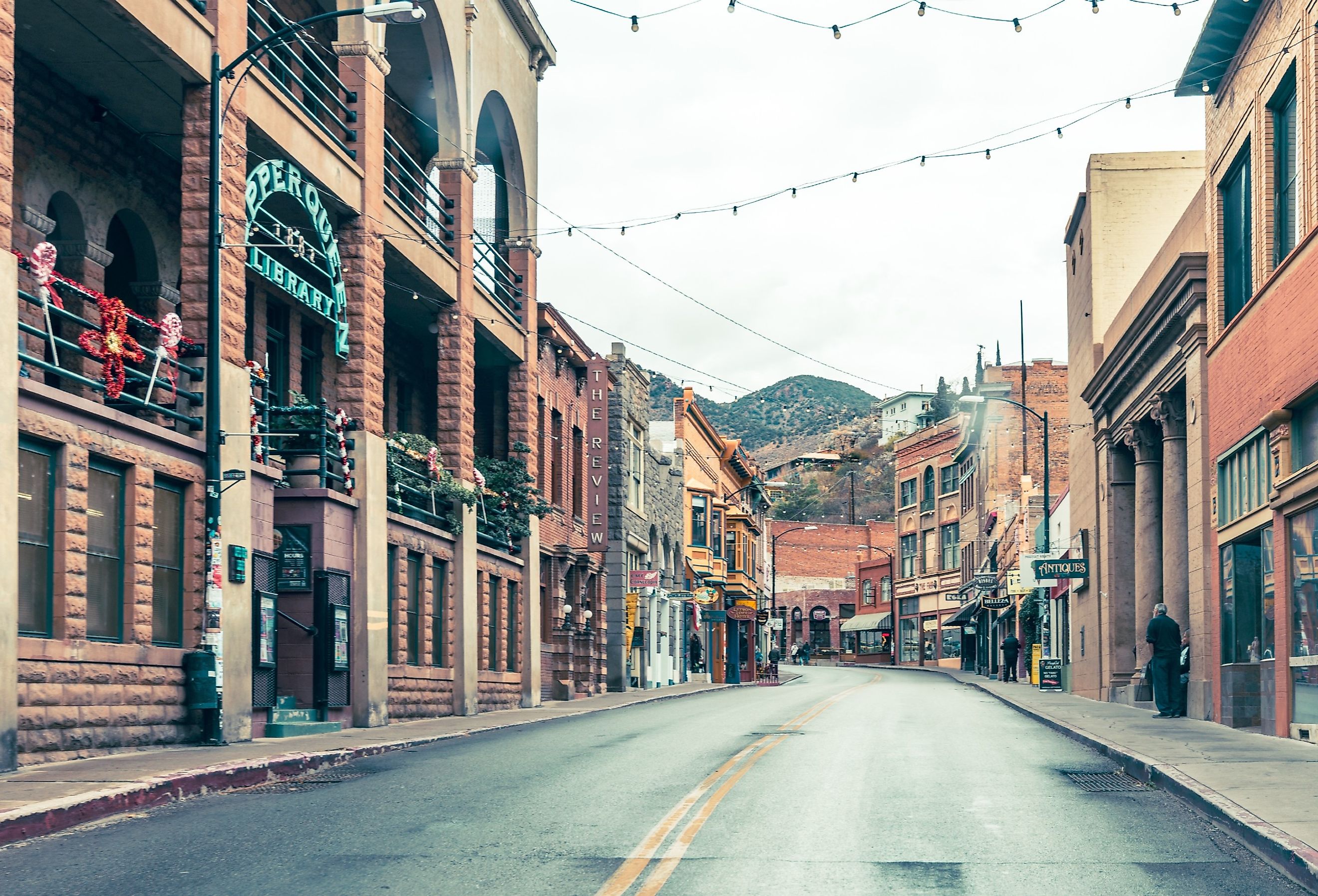 Downtown Bisbee, Arizona. Image credit melissamn via Shutterstock