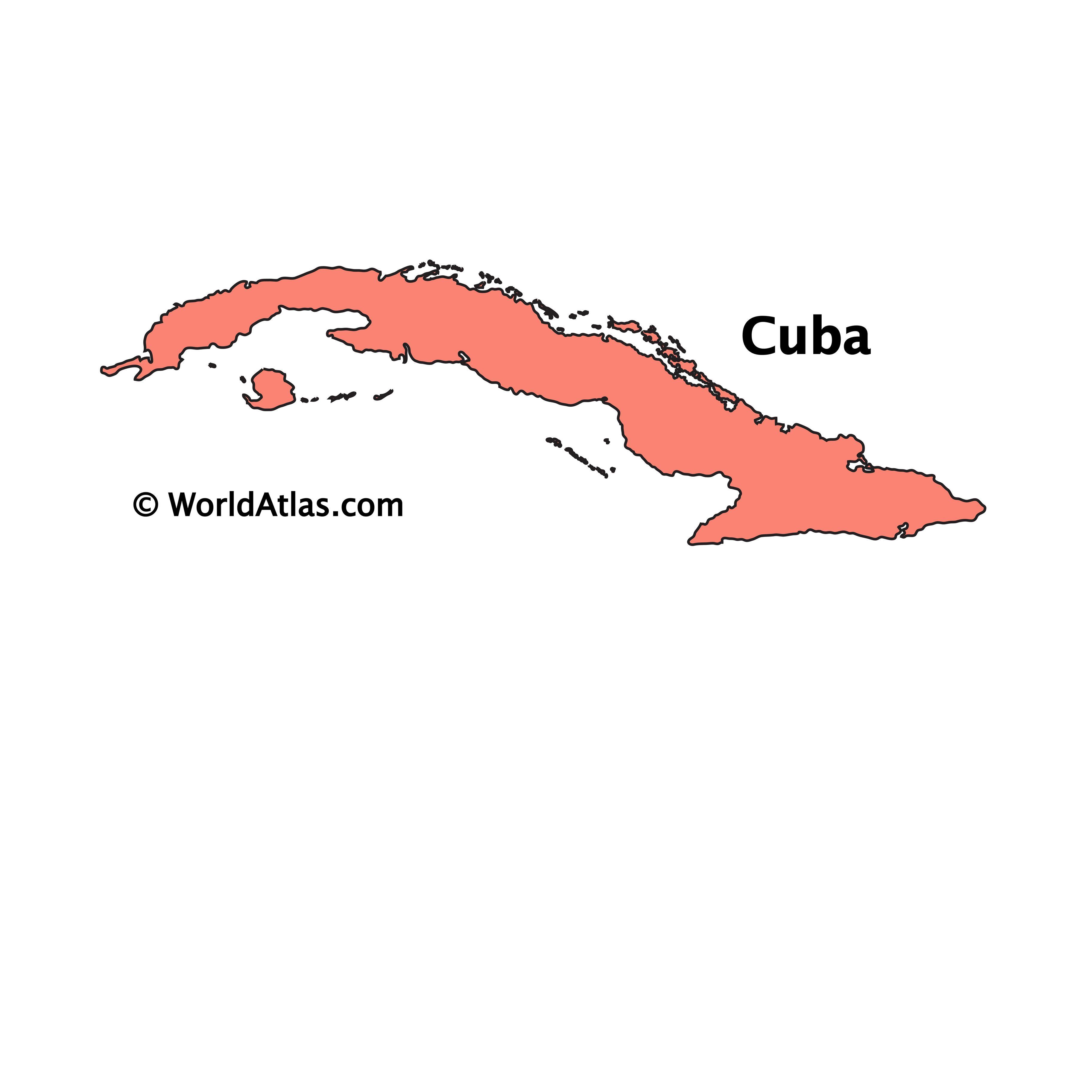 Cuba Free Map Free Blank Map Free Outline Map Free Ba - vrogue.co