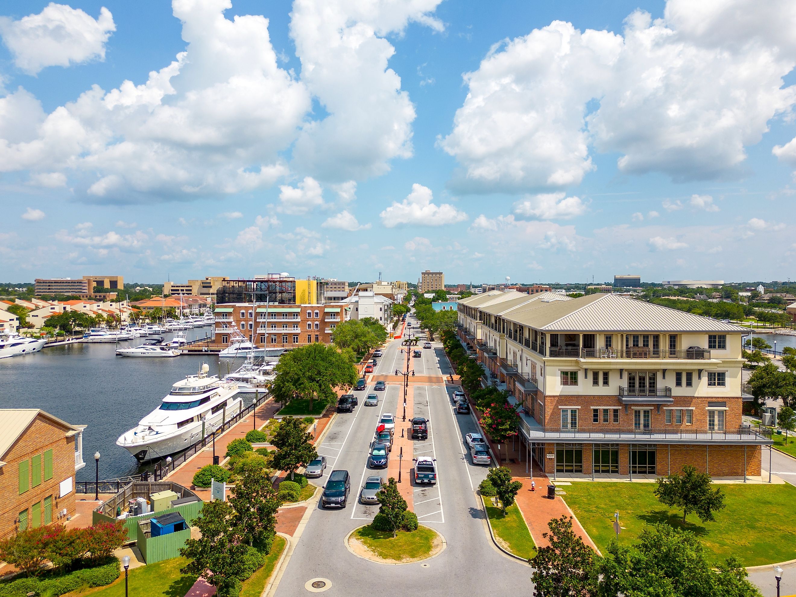 Downtown Pensacola, Florida.