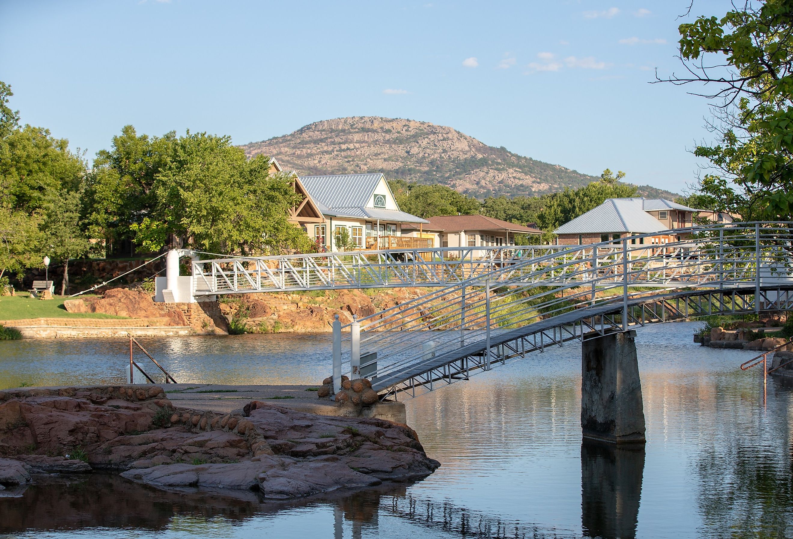 The charming town of Medicine Park, Oklahoma.