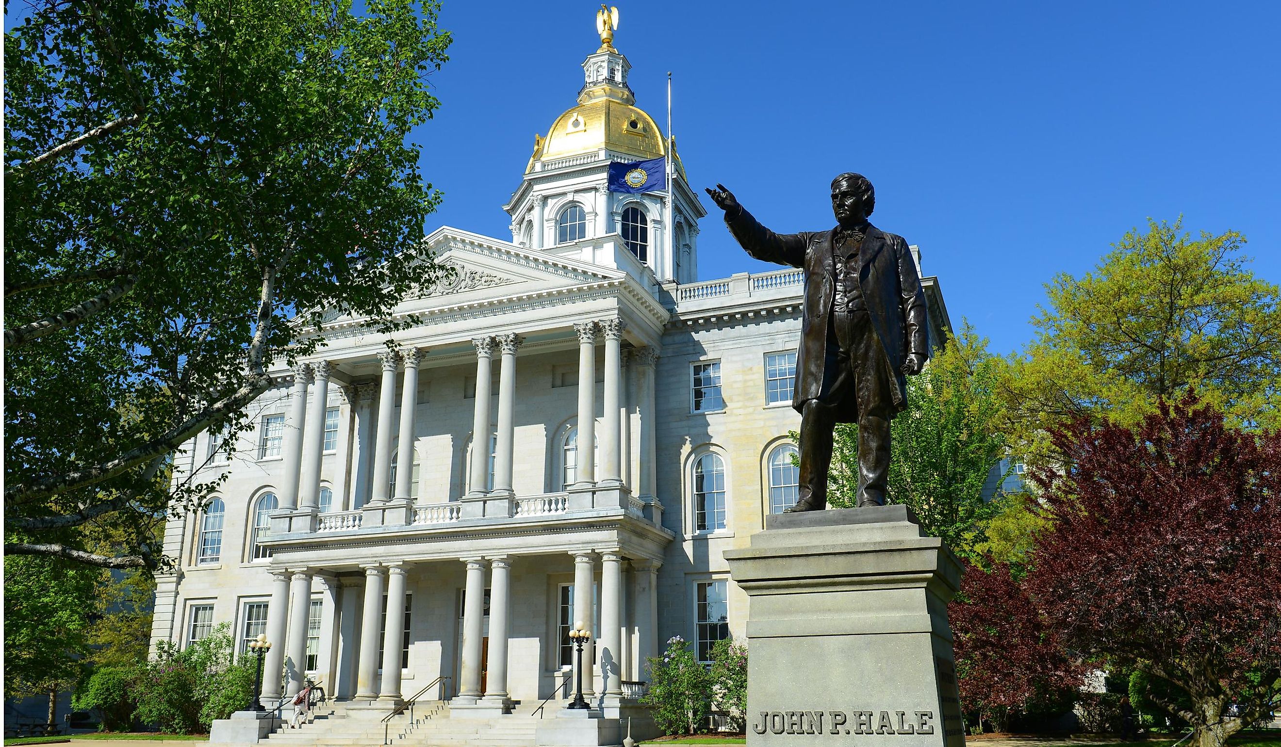 New Hampshire State House in Concord is the nations oldest state house.