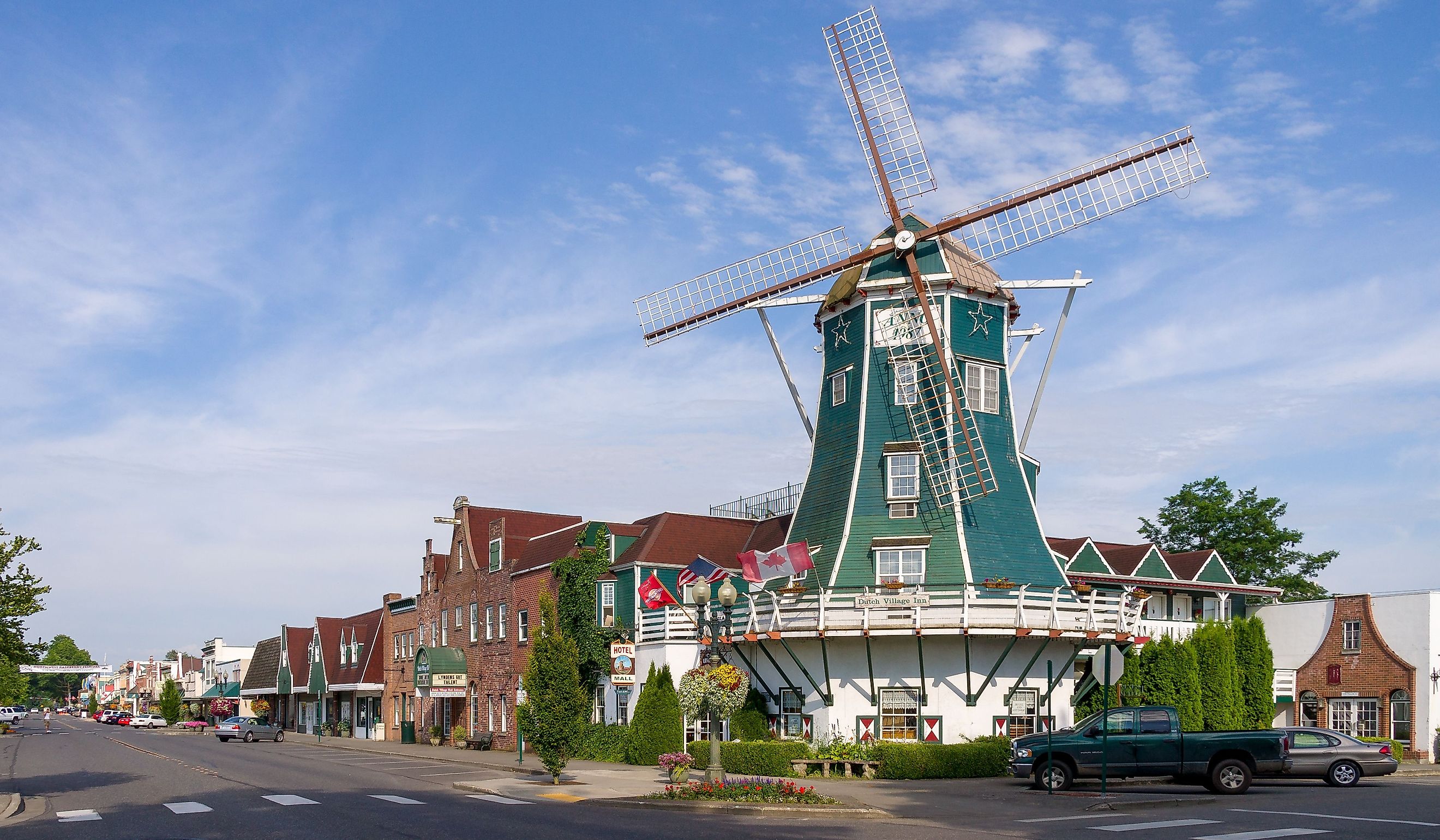 Dutch Mill in the city of Lynden. Editorial credit: Laurens Hoddenbagh / Shutterstock.com