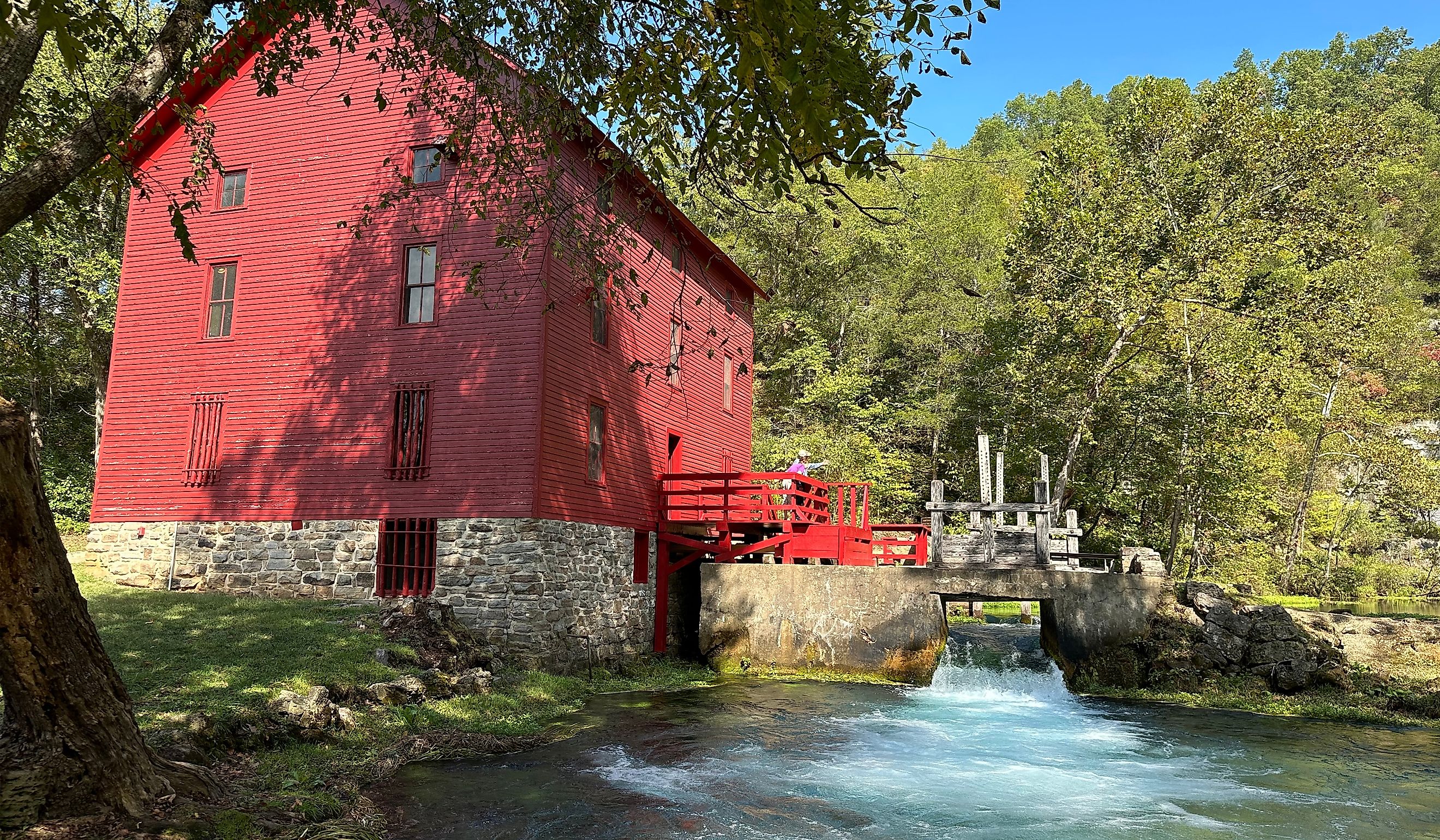 Alley Spring and grist mill in Eminence, Missouri.