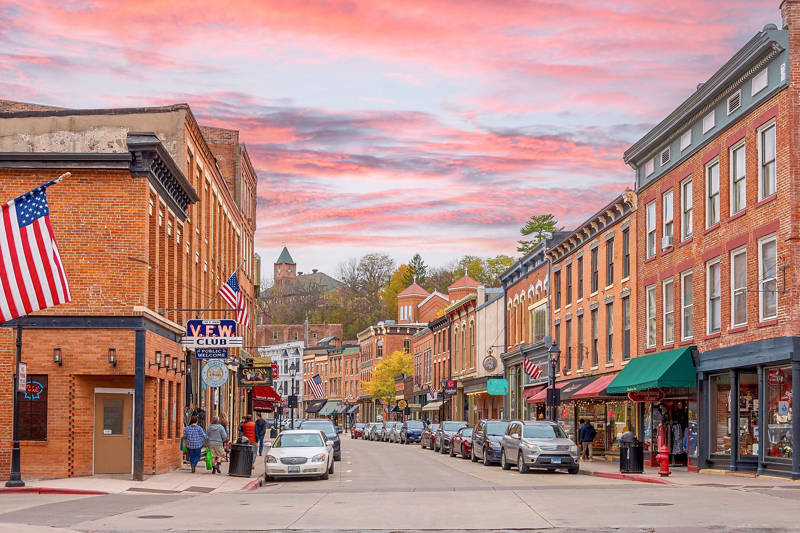 Historical Galena Town Main Street in Illinois, via Nejdet Duzen / Shutterstock.com