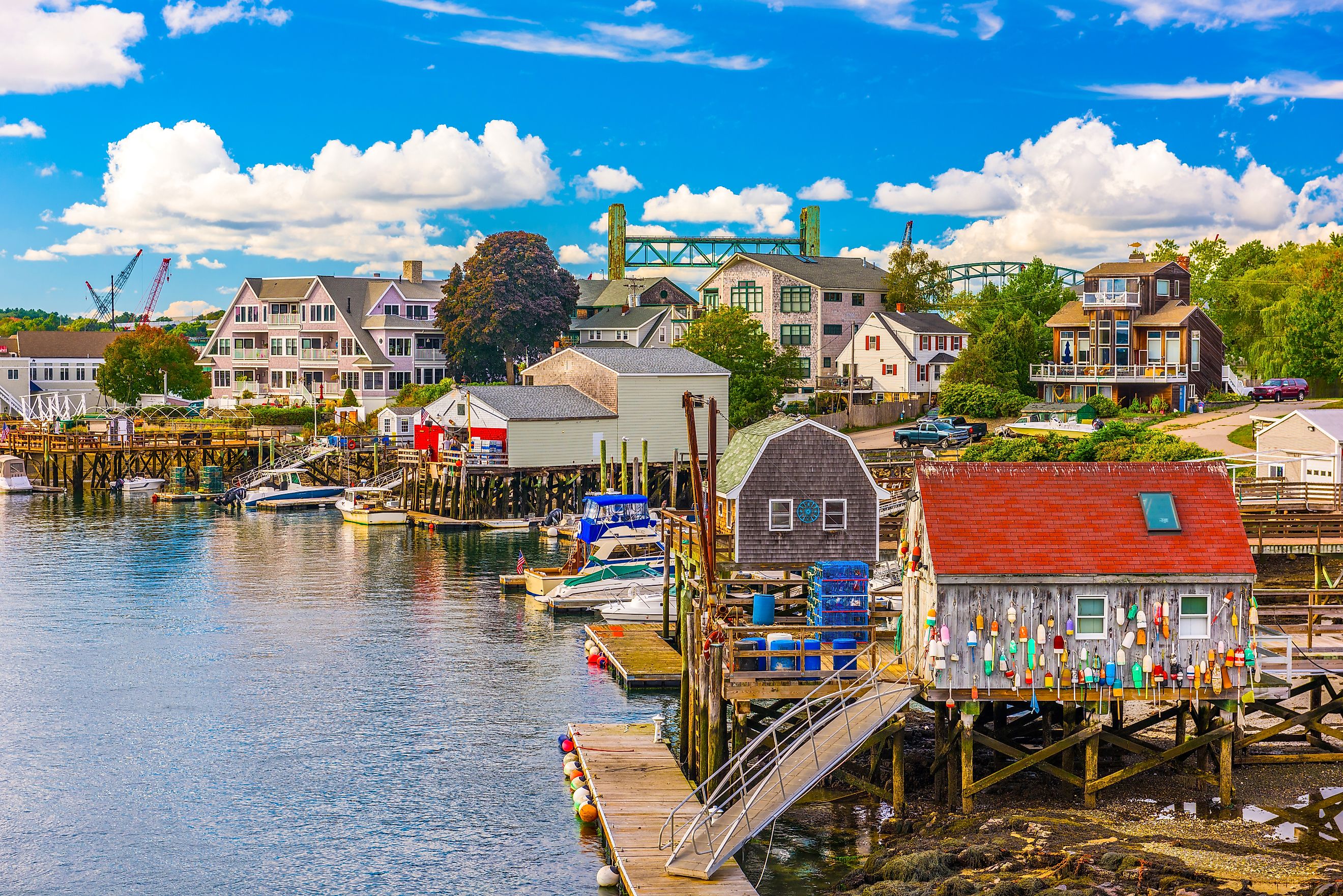 Portsmouth, New Hampshire, on the Piscataqua River.