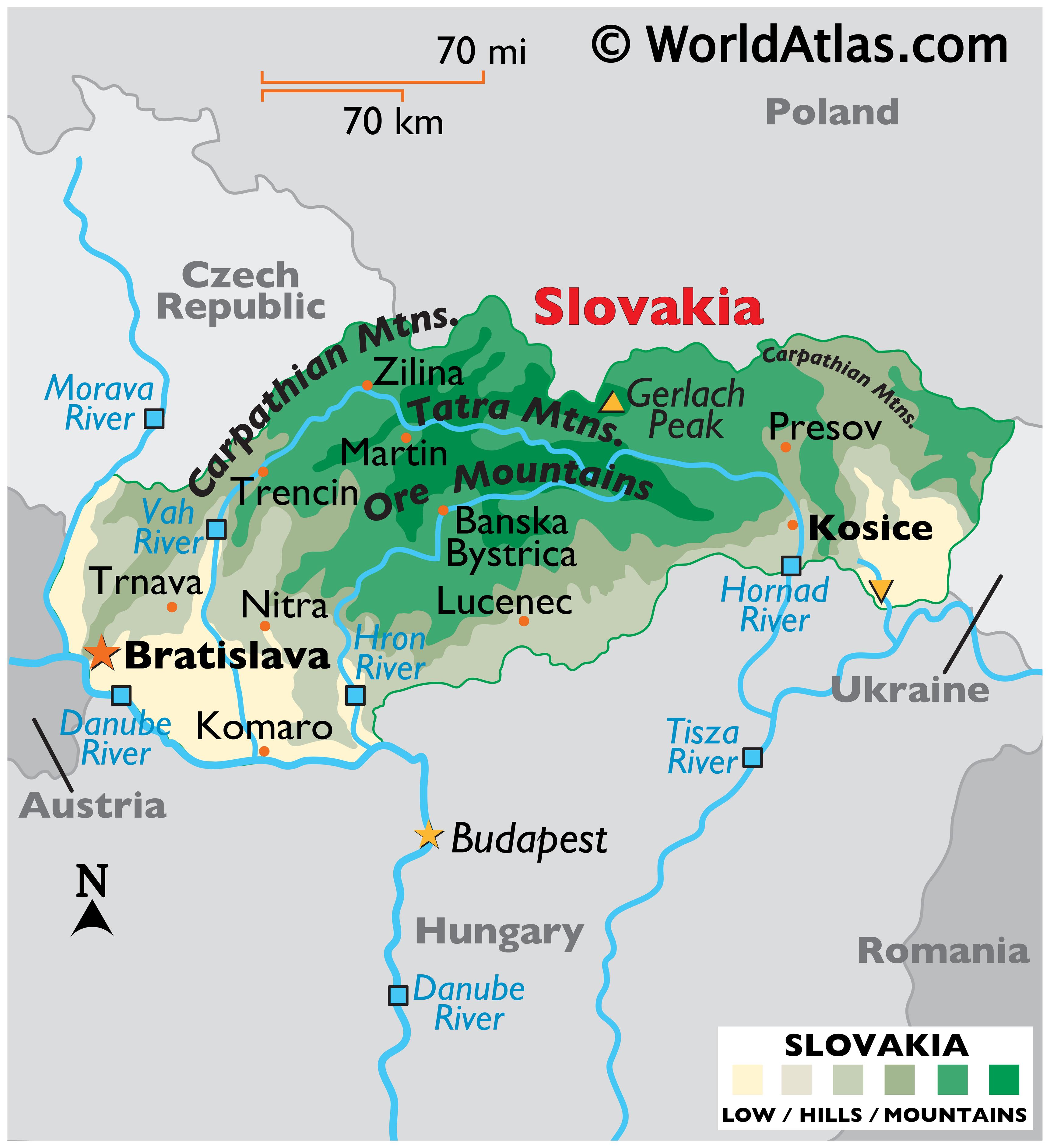 Slovakia Maps & Facts - World Atlas