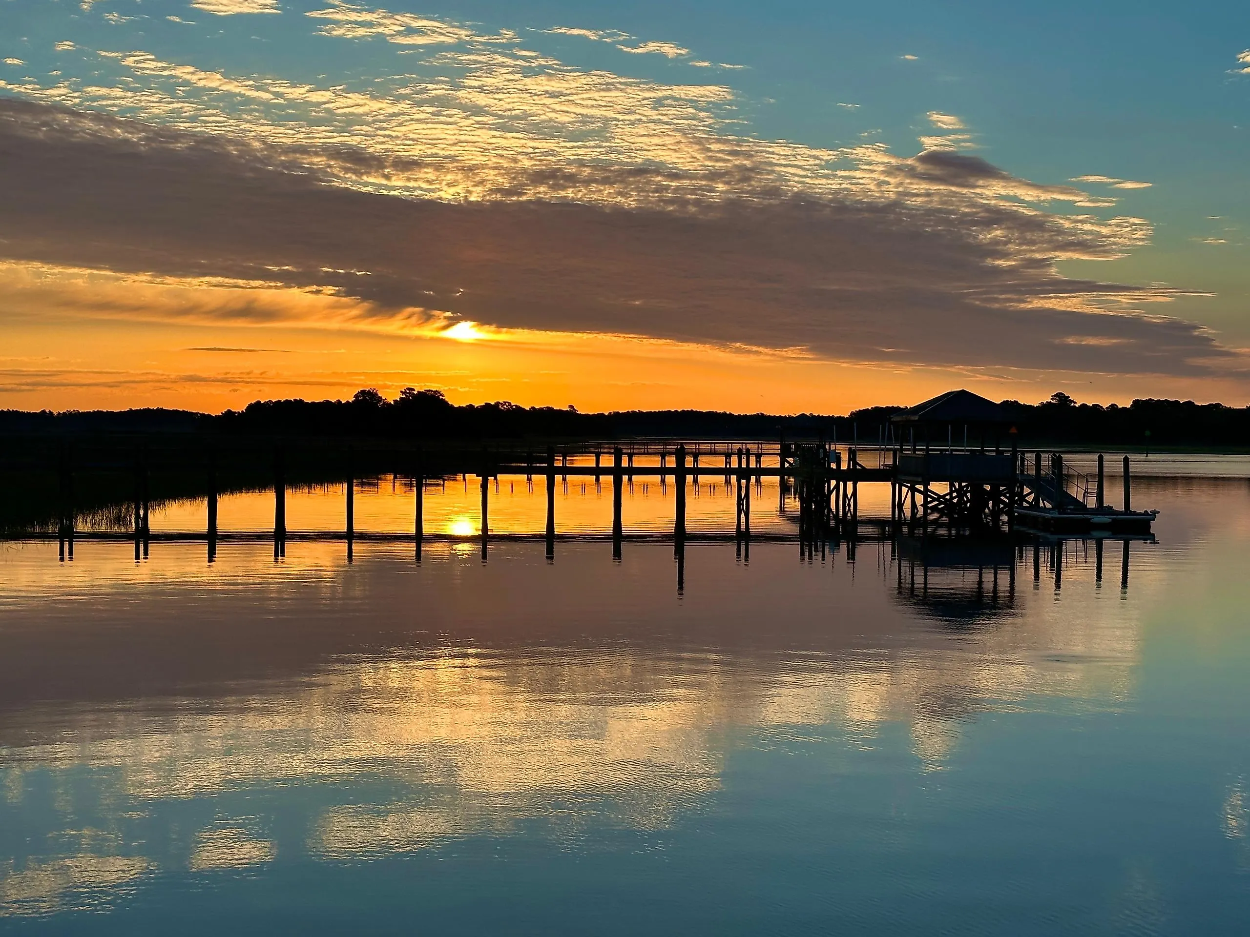 Sunrise in McClellanville, South Carolina