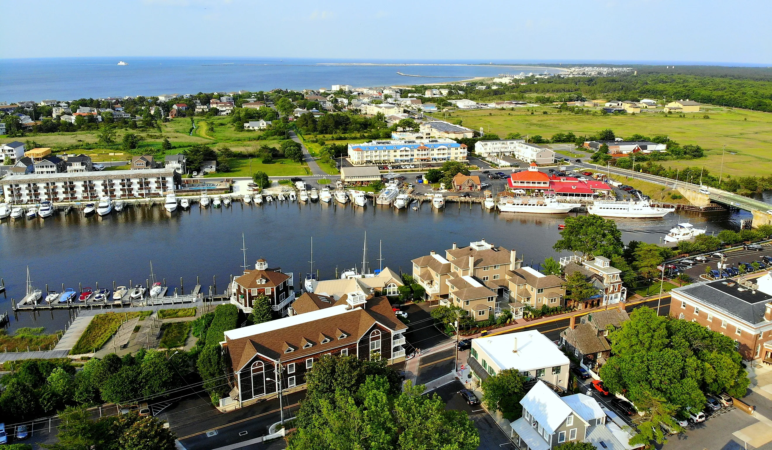 Overlooking Lewes, Delaware.