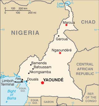 Cameroon Latitude, Longitude, Absolute and Relative Locations - World Atlas