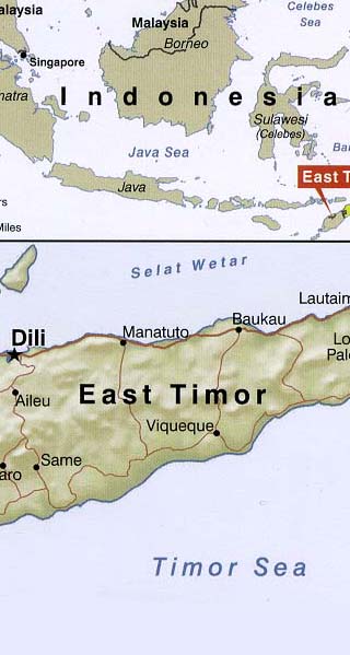 East Timor Maps Including Outline and Topographical Maps - Worldatlas.com