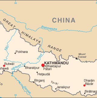 Nepal Latitude, Longitude, Absolute and Relative Locations - World Atlas