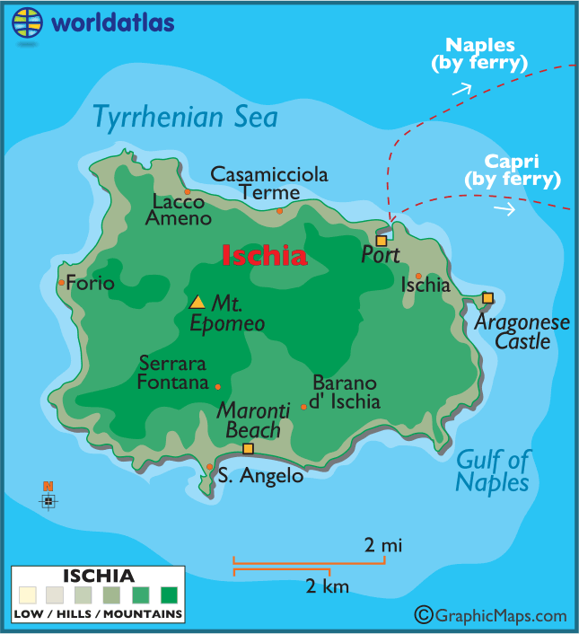 Ischia Large Color Map