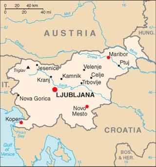 Slovenia Latitude, Longitude, Absolute and Relative Locations - World Atlas