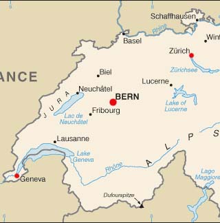 Switzerland Latitude, Longitude, Absolute and Relative Locations ...