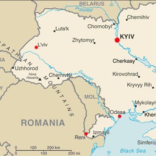 Ukraine Latitude, Longitude, Absolute and Relative Locations - World Atlas