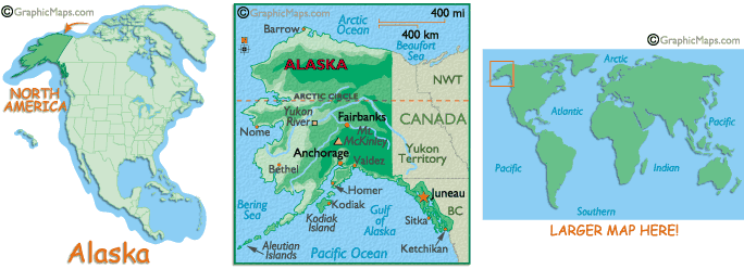 Map of Alaska