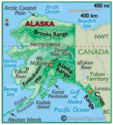 Alaska Map / Map of Alaska / Geography of Alaska - Worldatlas.com