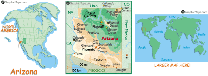 Map of Arizona