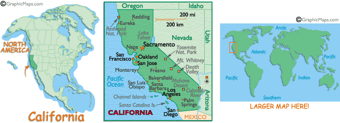 Map of California