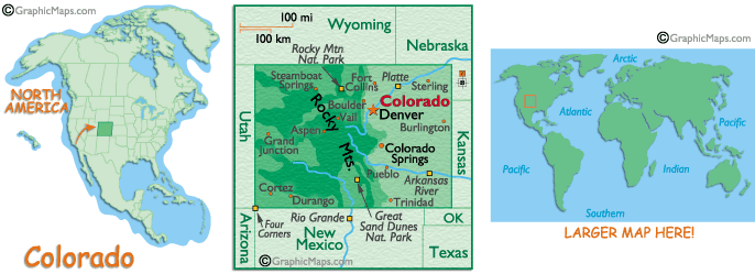 Map of Colorado