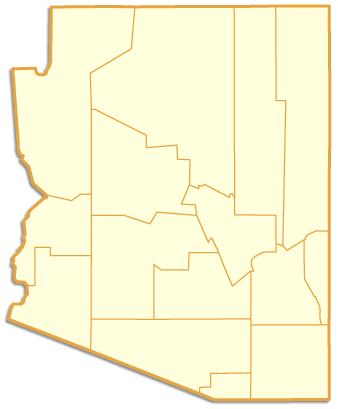 Arizona County Map