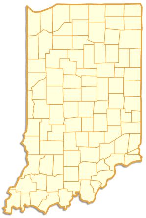 Indiana County Map - Worldatlas.com