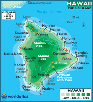 map of big island Hawaii Big Island Map And Map Of Big Island Hawaii