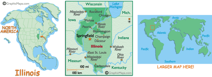 Map of Illinois