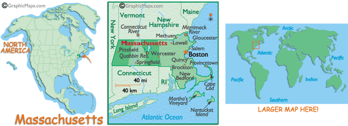 Map of Massachusetts