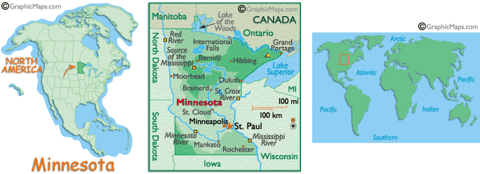 Map of Minnesota