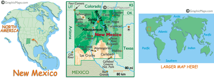 Map of New Mexico