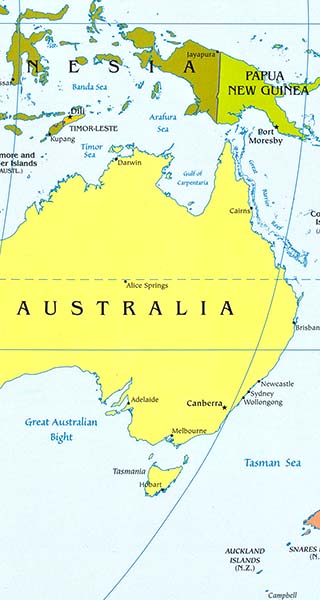 Australia Map Latitude And Longitude Lines - United States Map