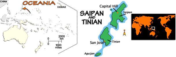 Saipan Map and Information, Map of Saipan, Facts, Figures and Geography ...