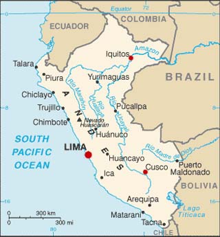 Peru Latitude, Longitude, Absolute and Relative Locations - World Atlas