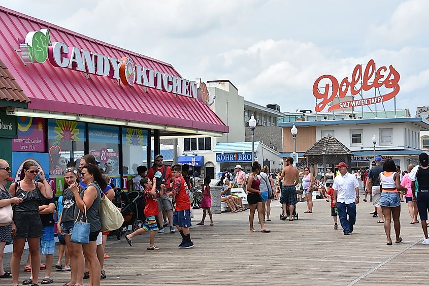 Rehoboth Beach Boardwalk.